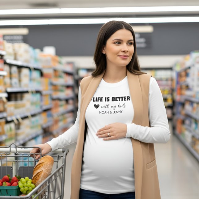 Life Is Better custom Shirt with Kid Name (Creator Uploaded)