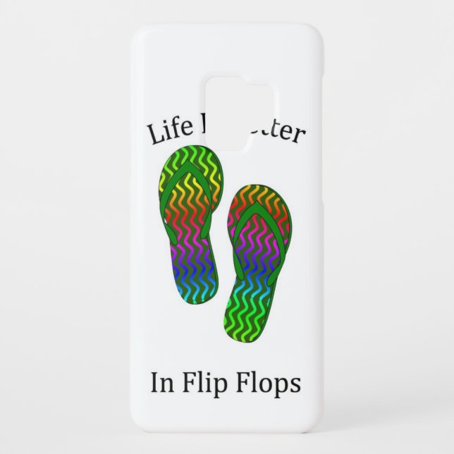 Life Is Better In Flip Flops Case-Mate Samsung Galaxy Case (Back)