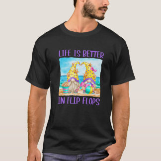 Life Is Better In Flip Flops For Women - Funny Bea T-Shirt