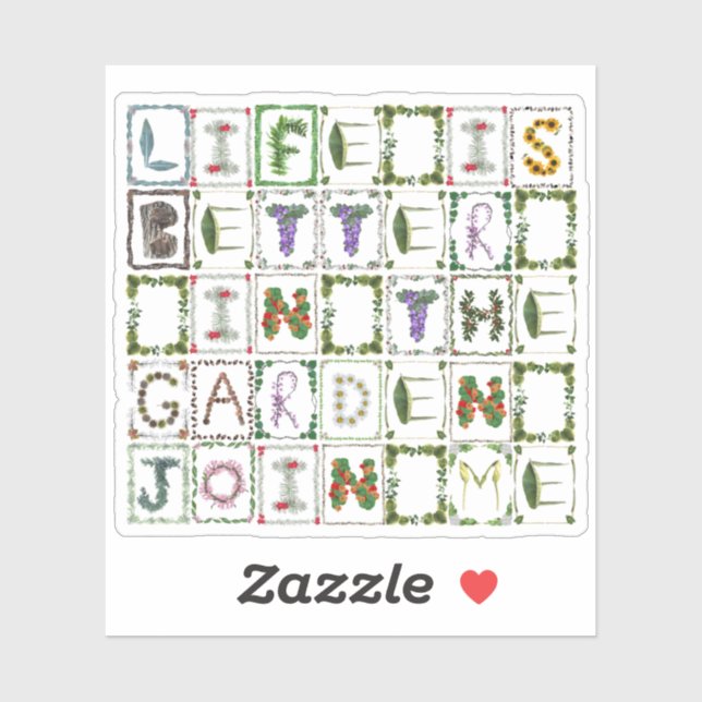 Life is better in the garden \ Gardener Lover  (Sheet)