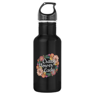 Life is Better in the Garden - Zinnia Flower 532 Ml Water Bottle