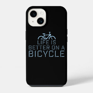 Life is Better on a Bicycle Cycling Quote Sport iPhone 14 Case