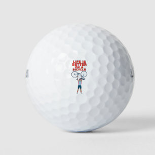Life is Better on a Bicycle Golf Balls