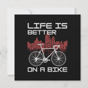 Life is Better on a Bike Invitation