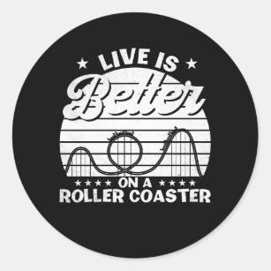 Roller Coaster Stickers 54 Results Zazzle CA