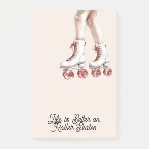 Life is Better on Roller Skates Post-it Notes