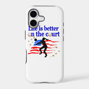 LIFE IS BETTER ON THE COURT USA VOLLEYBALL DESIGN