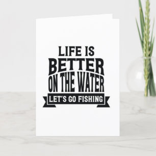 LIFE IS BETTER WHEN YOU RETIRE "FISH FISH FISH" CARD