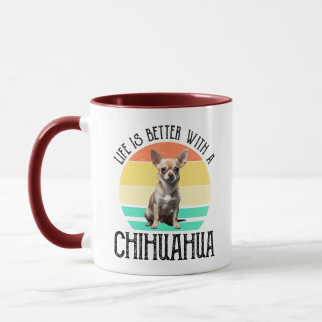 Life Is Better With A Chihuahua Mug (Left)