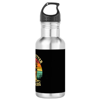 Life Is Better With A Dog - Vintage Sunset 532 Ml Water Bottle
