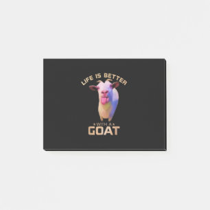 Life Is Better With A Goat Gift Post-it Notes