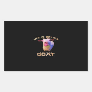 Life Is Better With A Goat Gift Sticker