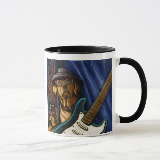 "Life is Better With a Guitar" Yellow Labrador Mug