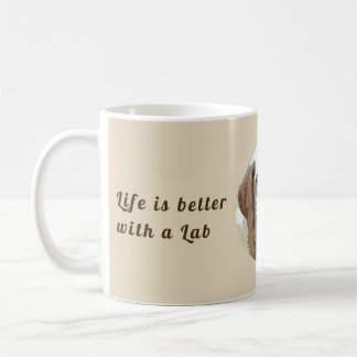 'Life is Better with a Lab' Mug