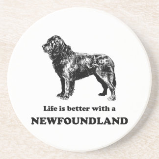 Life Is Better With A Newfoundland Coaster