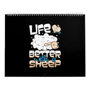 Life Is Better With A Sheep   Sheep Farmer Gift Calendar