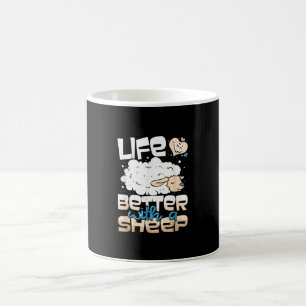 Life Is Better With A Sheep   Sheep Farmer Gift Coffee Mug