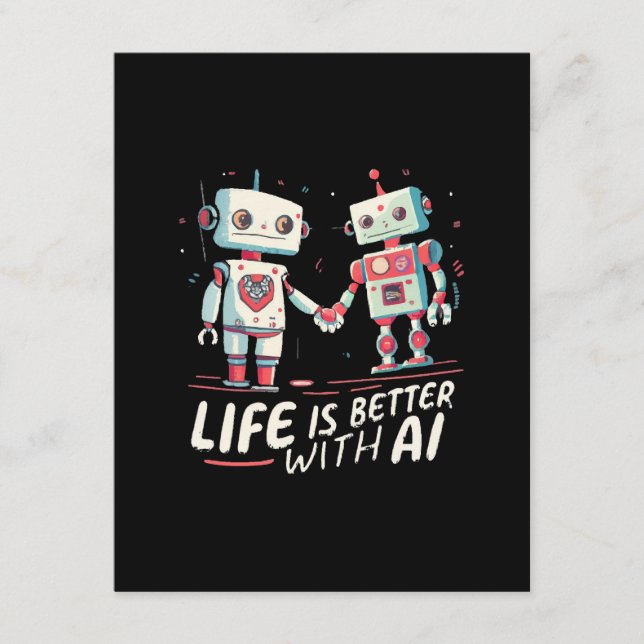 Life is better with AI Enclosure Card (Front)