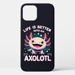 Life is Better with An Axolotl, Kids Axolotl Lover iPhone 12 Case