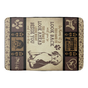 Life Is Better With Beagle Dog Blanket, Bath Mat