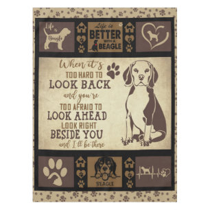 Life Is Better With Beagle Dog Blanket, Tablecloth
