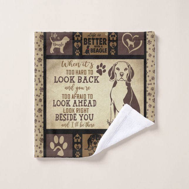 Life Is Better With Beagle Wash Cloth (Wash Cloth)