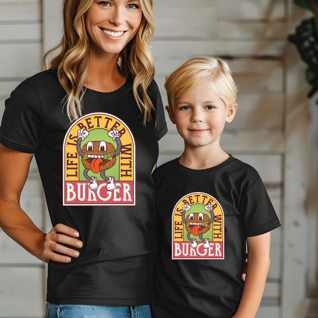 Life is Better With Burger T-Shirt (Creator Uploaded)