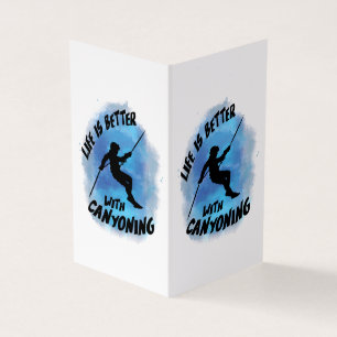Life is Better With Canyoning Canyoneer Watercolor