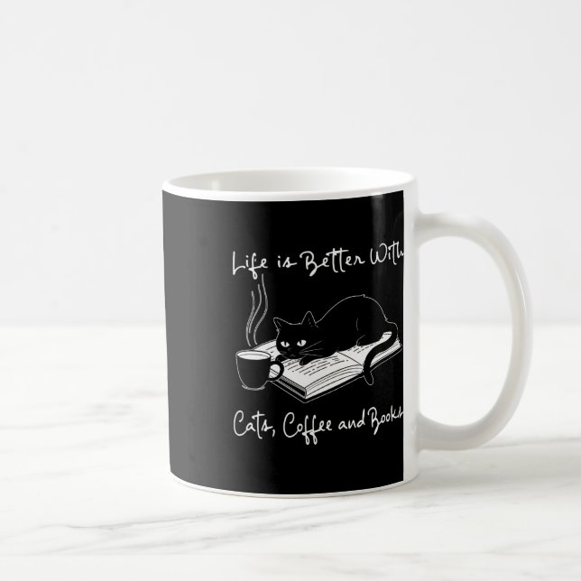 Life Is Better With Cats  Coffee Mug (Right)