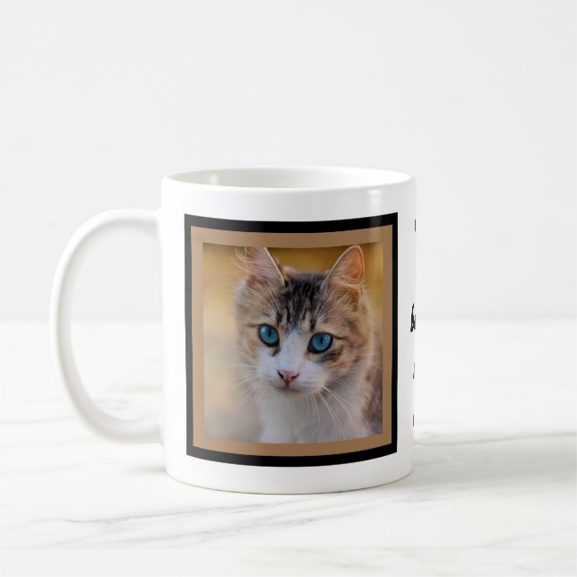 Life is better with cats |Custom Images Coffee Mug (Left)