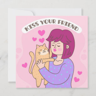 Life Is Better With Cats Holiday Card