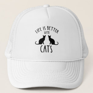 Life Is Better With Cats Trucker Hat