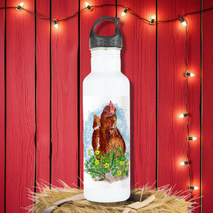Life is Better with Chickens 710 Ml Water Bottle