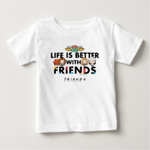 Life is Better with FRIENDS™ Chibi Art Baby T-Shirt