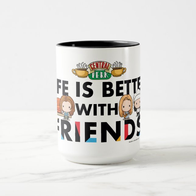 Life is Better with FRIENDS™ Chibi Art Mug (Center)