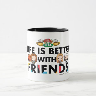 Life is Better with FRIENDS™ Chibi Art Mug