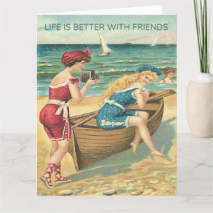 Life is Better with Friends Greeting Card