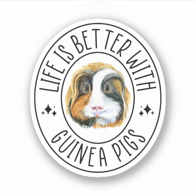 Life Is Better With Guinea Pigs, Guinea Pigs Lover (Front)