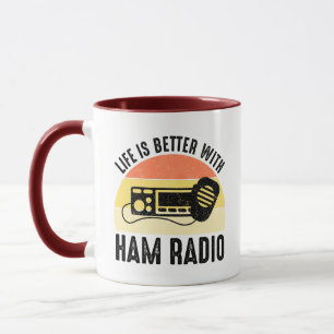 Life Is Better With Ham Radio Mug