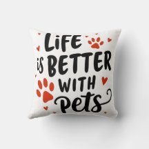Life Is Better with Pets – Red Heart Pet Lover