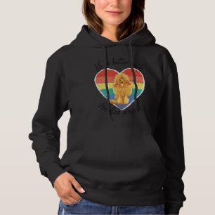 Life is better with poodles around Fitted Scoop Hoodie