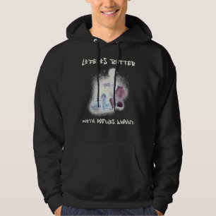 Life is Better With Poodles Around Poodle Lover Hoodie