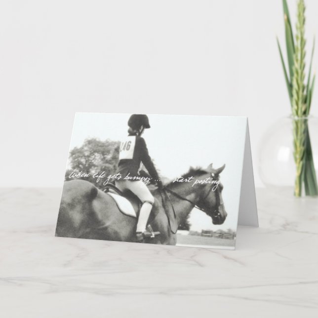 LIFE IS BUMPY Greeting Card (Front)