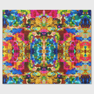 Life is colourful wrapping paper