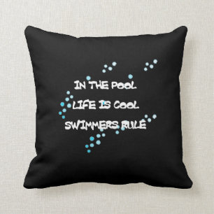Life is Cool Throw Pillow