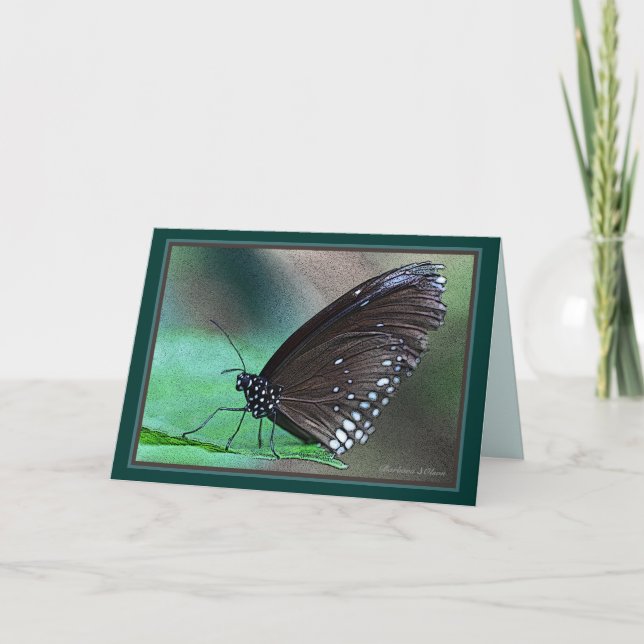 *Life is Eternal: Lovely metaphor for death inside Card (Front)