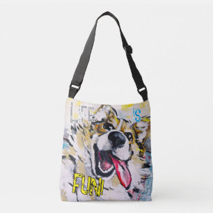 Life is fun! crossbody bag