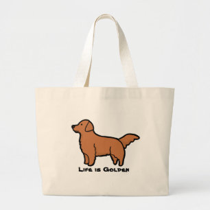 Life is Golden Jumbo Tote