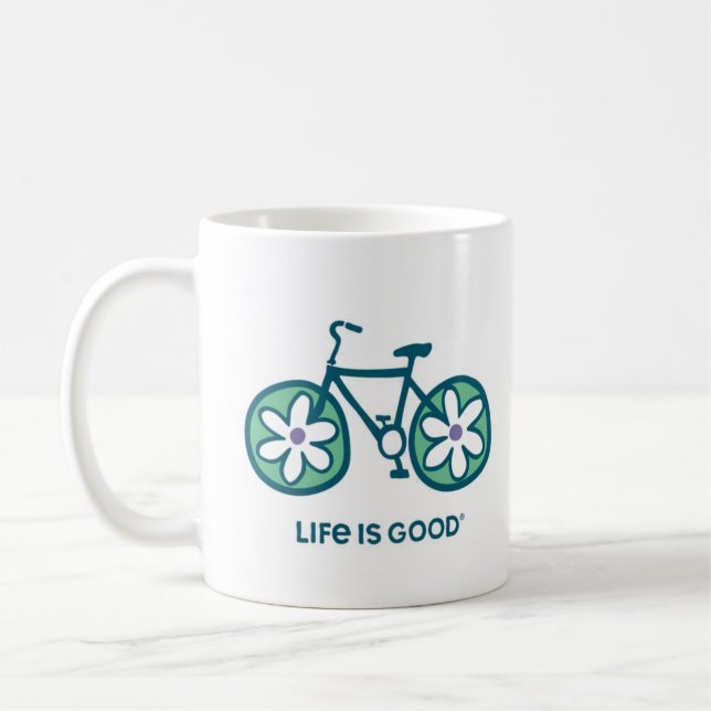 LIFE IS GOOD MUG-Gift Ideas Happy Moments Coffee Mug (Left)