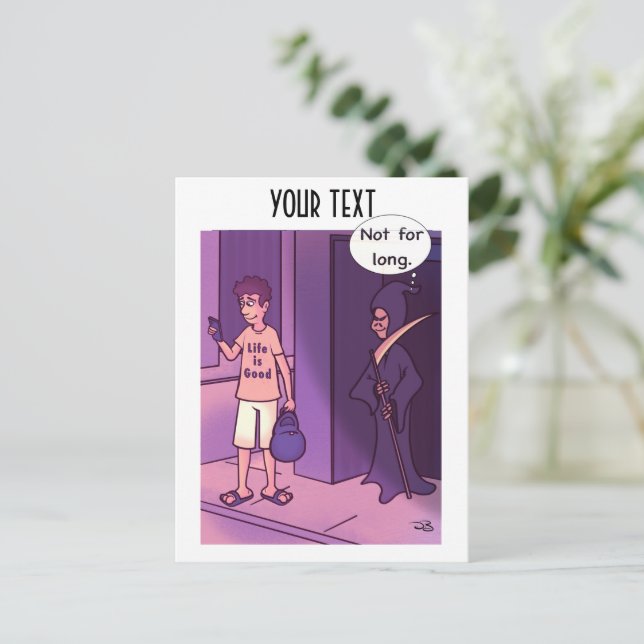 Life is Good  Postcard (Standing Front)